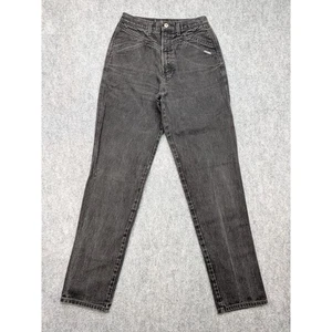 Vintage Rockies High Waisted Black Wash Jeans Size 27 Mom Jeans Western Cowgirl - Picture 1 of 10