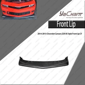 Carbon Fiber OE Style Front Lip Spoiler Kit For 2014-2015 Chevrolet Camaro Z28 - Picture 1 of 6