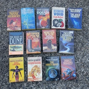 Frank Herbert Taschenbücher Lot 13 Science Fiction Gott Düne Leere Seele Buch Vintage - Bild 1 von 7