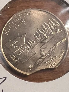 2005 MINNESOTA STATEHOOD QUARTER CLIPPED BU - Picture 1 of 5