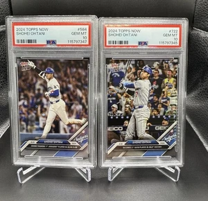 2024 Topps Now - Shohei Ohtani - 40/40 & 50/50 Club -Dual PSA 10 - #584 & 722 - Picture 1 of 2