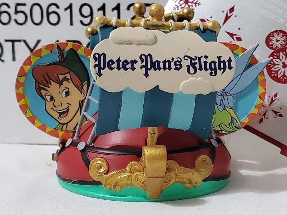 Disney Parks Peter Pan's Flight Mickey Ear Hat Ornament NIB - Image 1 of 4