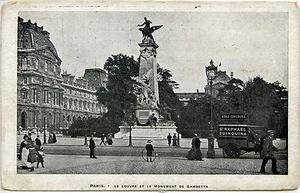 CP 75 PARIS - Le Louvre et le Monument de Gambetta - Picture 1 of 1