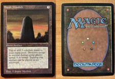 Mtg game 1x basalt monolith-BETA edition-Excellent Condition