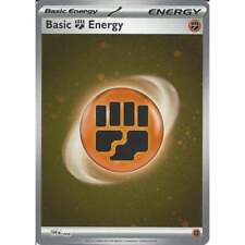006 Basic Fighting Energy : (Cosmo Holo) : SV03.5 151 Pokemon Trading Card Game