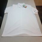 Nike Mens Dry-Fit Golf Victory Golf Polo Shirt Top White Xl Dh0824-100 $58