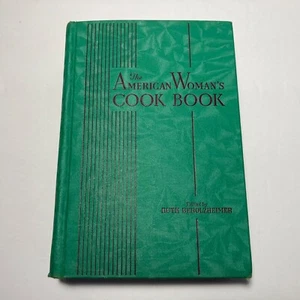 THE AMERICAN WOMAN'S COOK BOOK 1941 Culinary Arts Institute NICE Thumb Index - Picture 1 of 14