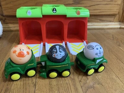 John Deere Whack 'Em Tractors Toy toddler toy by Tomy LP53370 - Image 1 of 4