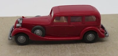 Micro WIKING Ho 1/87 Horch 850 Rosso Rubino No. Box #825 - Immagine 1 di 4