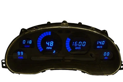 1994-2004 Ford Mustang Digital Dash Panel Blue LED Gauges Lifetime Warranty - Image 1 of 4