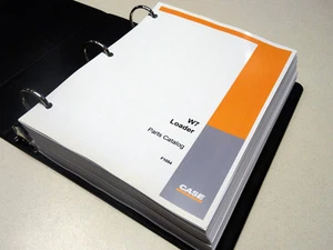 Case W7 Lader Teilekatalog, Handbuch, Liste, Buch, NEU mit Mappe - Bild 1 von 5