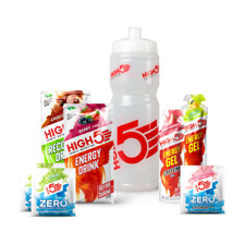 HIGH5 Sports Nutrition Starter Kit 750ml Bottle Energy Hydration Sachets & Gels
