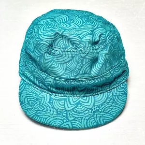 Merrell Cap Hat Women's Blue Pattern Army Style Hiking Outdoors - Picture 1 of 8