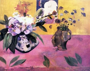 Still Life with Japanese by Paul Gauguin Giclee Fine Art Print Repro on Canvas - Picture 1 of 1