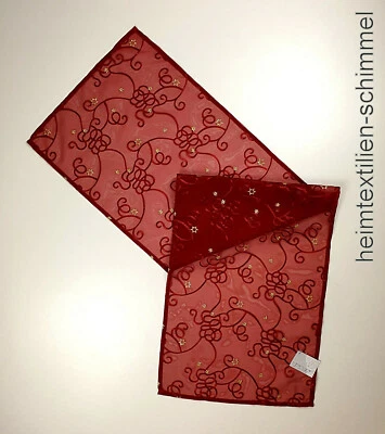 PLAUENER SPITZE ® Tischband Tischdecke Tischläufer Tischdeche WEIHNACHTEN 45x145 - Bild 1 von 2