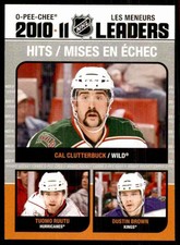 2011-12 O-Pee-Chee League Leaders Cal Clutterbuck/Tuomo Ruutu/Dustin Brown #LL6