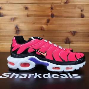Nike Air Max Plus DJ5138-600 TN Tuned Crimson Mango White Men's Sz 6 - Picture 1 of 5