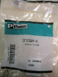 Panduit CFX3WH-X Coupler Fitting  - Picture 1 of 3
