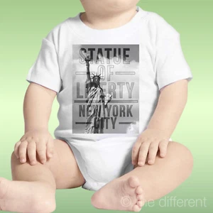 Body Neonato Unisex Statua Della Liberta New York Idea Regalo - Foto 1 di 1