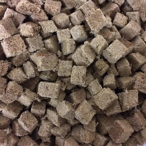 Tubifex Worms Cubes Freeze Dried 20g Pack Cichlids Discus Goldfish Koi - Picture 1 of 1
