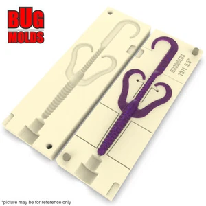 Bait DIY Fishing Mold Soft Plastic Baits Lure Plastisol Bass TwistStick - Picture 1 of 3