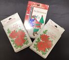 3 Packages Of Vintage Christmas Party Invitations Cards, 24 ct