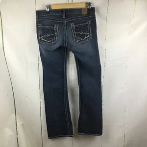 BKE Buckle Women’s “Stella”Stretch Boot Cut Low Rise Distressed Jeans 29x31.5” - Picture 1 of 14