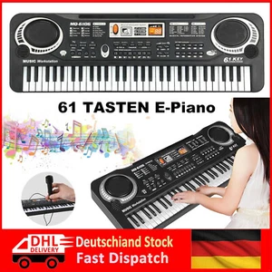 61tasten Digitale Musik Elektronische Tastatur Klavier 300Sounds mit Mikrofon DE - Bild 1 von 16