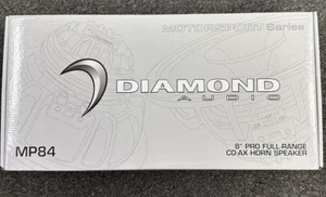 Altavoces de bocina coaxial Diamond Audio MP84 8" Pro gama completa para tapas Harley - Imagen 1 de 7