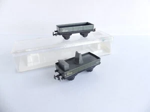 TTR TRIX TWIN RAILWAY METAL HO PFEILWAGEN KRAN + 1 WAGEN - Bild 1 von 5