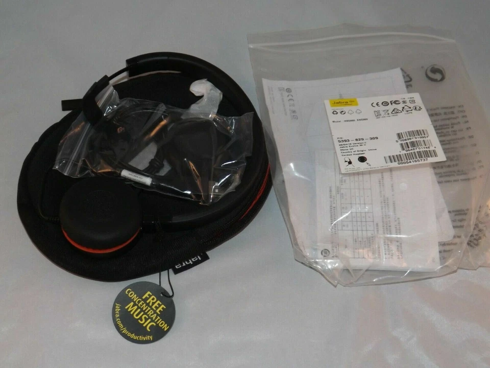 Jabra Evolve 30 II UC NC Mono Headset - Corded Headset - Professional Headset - Image 1 of 4