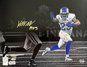 Kyren Williams Autographed Rams "Stiff Arm" 11" x 14" Photo Beckett / GDL LE 50 - Picture 1 of 1