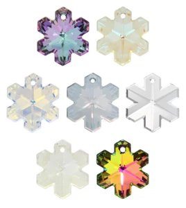 Superior PRIMERO 6704 Snowflake Crystals Pendants * Many Sizes & Colors - Picture 1 of 7