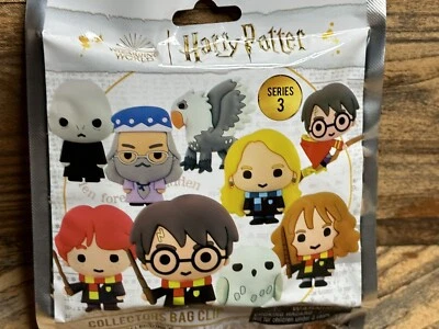 NEW Harry Potter Wizarding World Collector Bag Clip Series 3 • Blind Bag Pack - Image 1 of 4