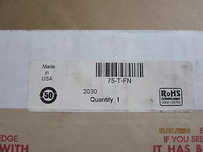 Bird Model 75-T-FN, 75 Watts, 50 Ohms Made in USA New in Box - Image 1 of 4