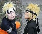 [Cosplay]  Uzumaki Naruto Style Wig Costume Tool  Blonde Yellow ? Wig With Net