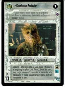 STAR WARS CCG REFLECTIONS II LIGHT SIDE PREMIUM CARD CHEWBACCA, PROTECTOR ex - Picture 1 of 1