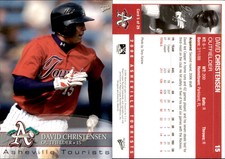 David Christensen 2008 MultiAd Asheville Tourists #5 Card *AutographDen*