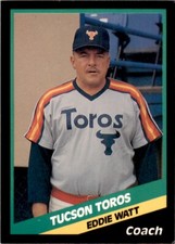 1988 CMC MINOR LEAGUE. EDDIE WATT TUCSON TOROS #25