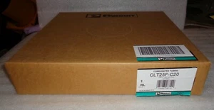 PANDUIT CLT25F-C20 SLIT WALL CORRUGATED TUBING 1/4" BLACK WIRE LOOM 100FT COIL - Picture 1 of 6
