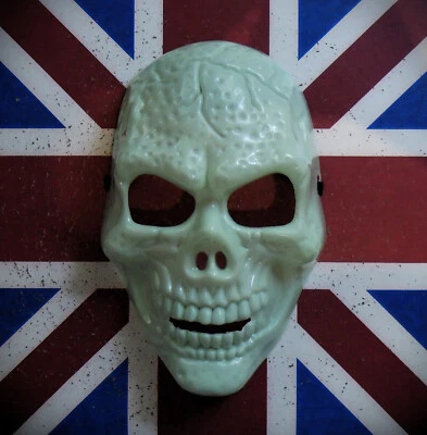 Skelettmaske Maske Totenkopf Totenschädel Totenkopfmaske Halbmaske Kopfmaske # - Bild 1 von 2