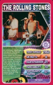 The Rolling Stones, Pop Legends,  Top Trumps  (2015), New - Picture 1 of 2