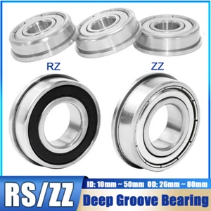 Rodamientos de bolas de acero micro doble brida blindada F6000 a F6010 RS o ZZ - Imagen 1 de 31