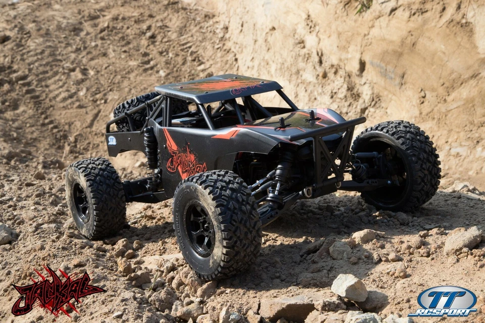 Thunder Tigher TTRCSPORT JACKAL V2 Desert Buggy 1/10 scale 4WD RC RCR Car Black - Image 1 of 4