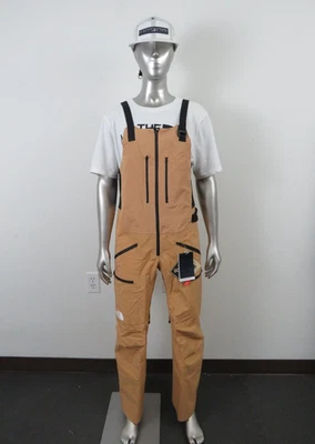 Womens The North Face Tsirku GTX GORE TEX Waterproof Shell Ski Bibs Pant Almond