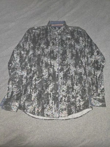 Mizumi Couture Mozaic Modern Fit Long Sleeve Shirt Sz Large Pre-owned - Picture 1 of 8