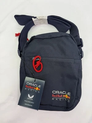 Oracle Red Bull Racing Castore Black Crossbody Bag Formula One Energy Drink - Image 1 of 4