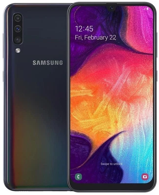 Samsung Galaxy A50 DualSim 128GB LTE Handy Android Smartphone 6,4" 25MP schwarz - Bild 1 von 4