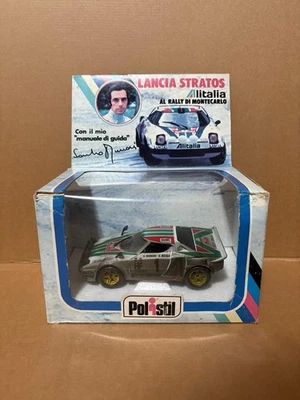 Rarissima Polistil 1/25 Lancia Stratos Monte Carlo Rally con manuale di guida - Immagine 1 di 3