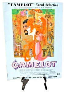 Partituras vintage de selección vocal de Camelot Frederick Loewe Alan Jay Lerner en muy buena condición - Imagen 1 de 2
